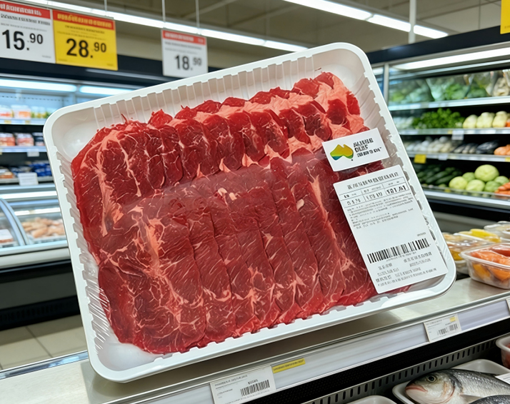 Solving the problem of loss in fresh meat through "moisture retention, color protection, antibacterial preservation"